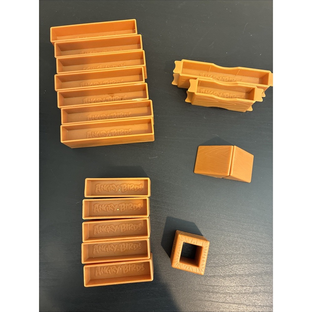 Angry Birds Girders Brown Blocks Lot Replacement Parts